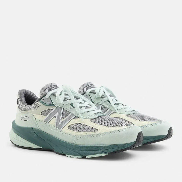 New Balance 990v6 MiUSA – Cinza/Bege/Verde