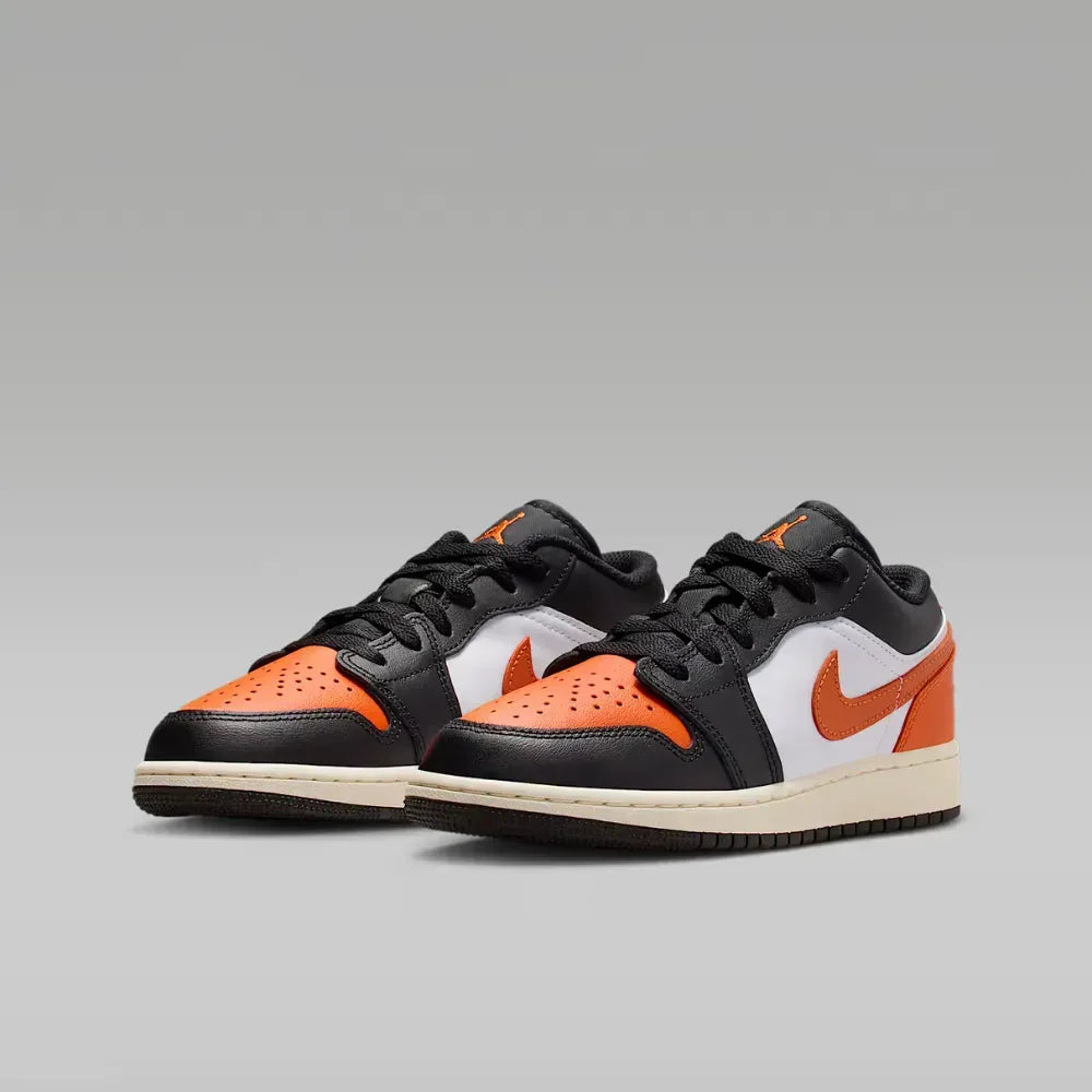 Air Jordan 1 Low GS - Laranja/Preto