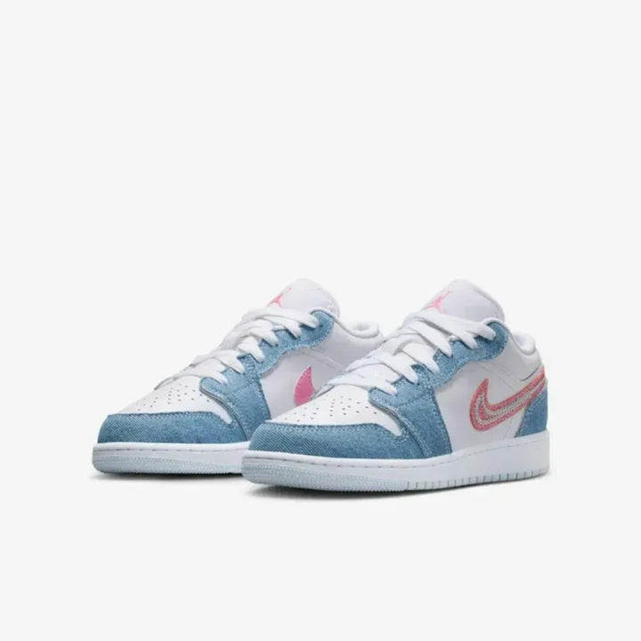 Air Jordan 1 Low SE GS - Azul/Branco