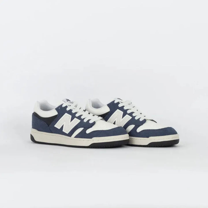 New Balance 480 Low - Bege/ Azul Marinho