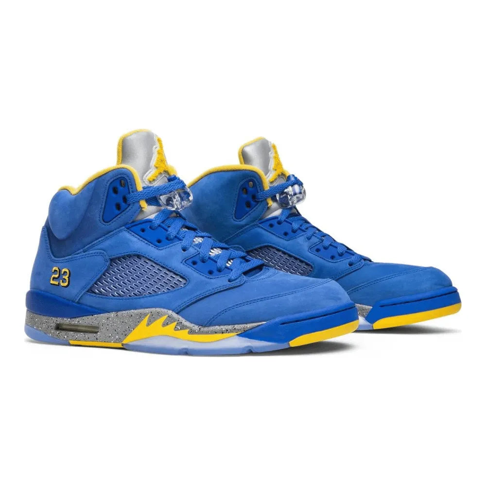 Air Jordan 5 - Azul/Amarelo