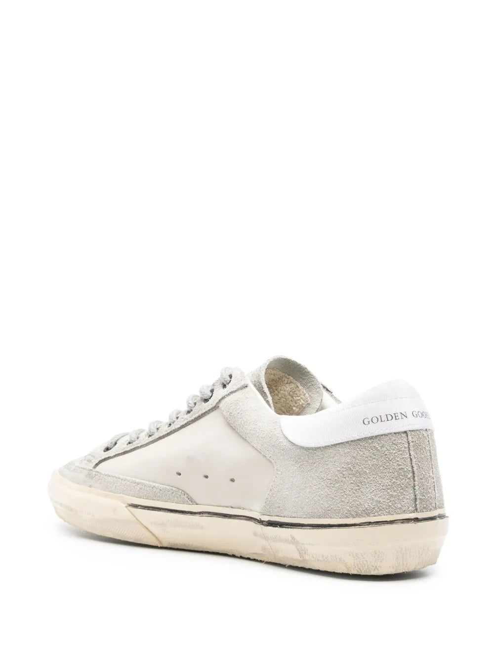 Golden Goose Super-Star – Couro Branco Desgastado