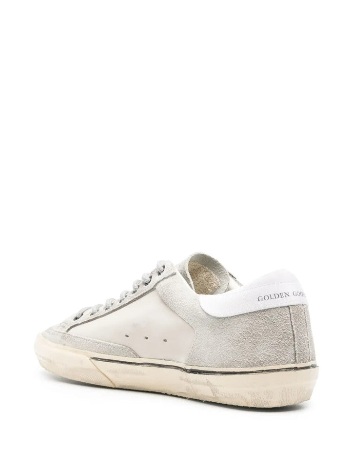 Golden Goose Super-Star – Couro Branco Desgastado