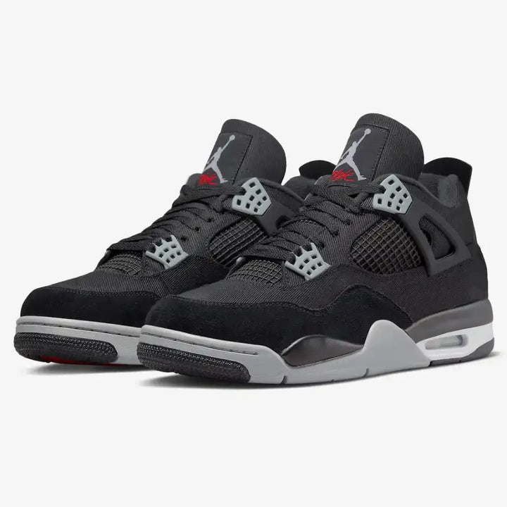 Air Jordan 4 - Carvão/Preto/Cinza
