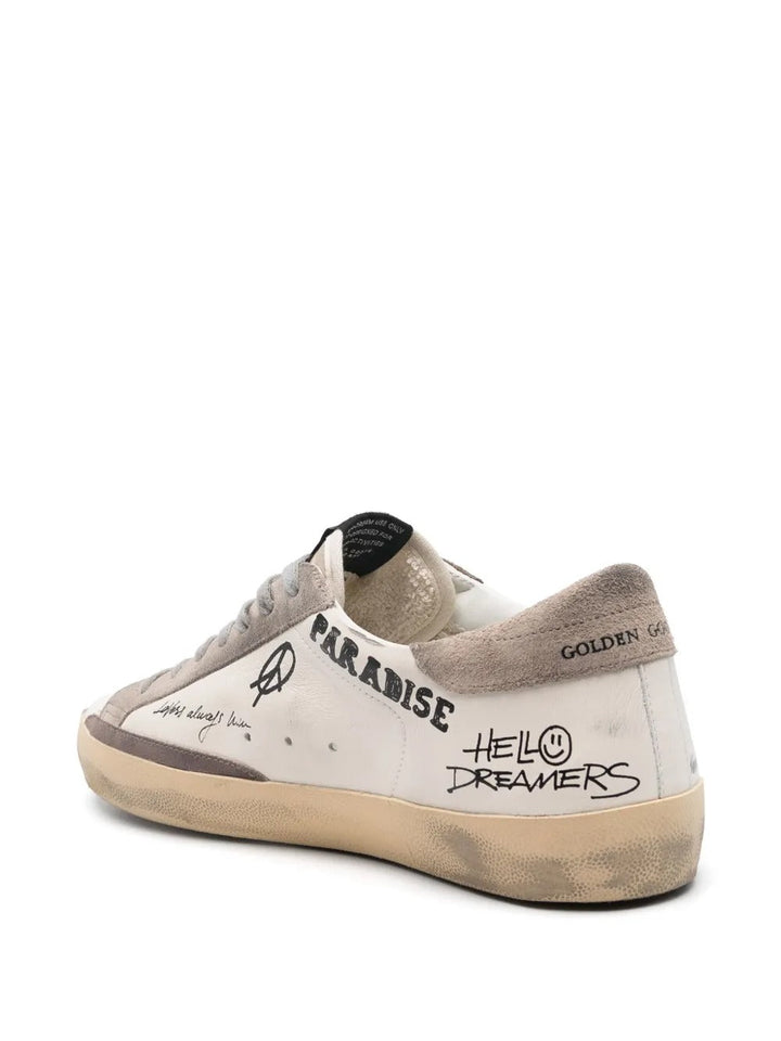 Golden Goose Super-Star – Branco/Bege