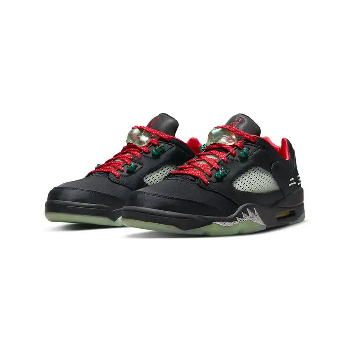 Air Jordan 5 Low - Preto/Verde Oliva