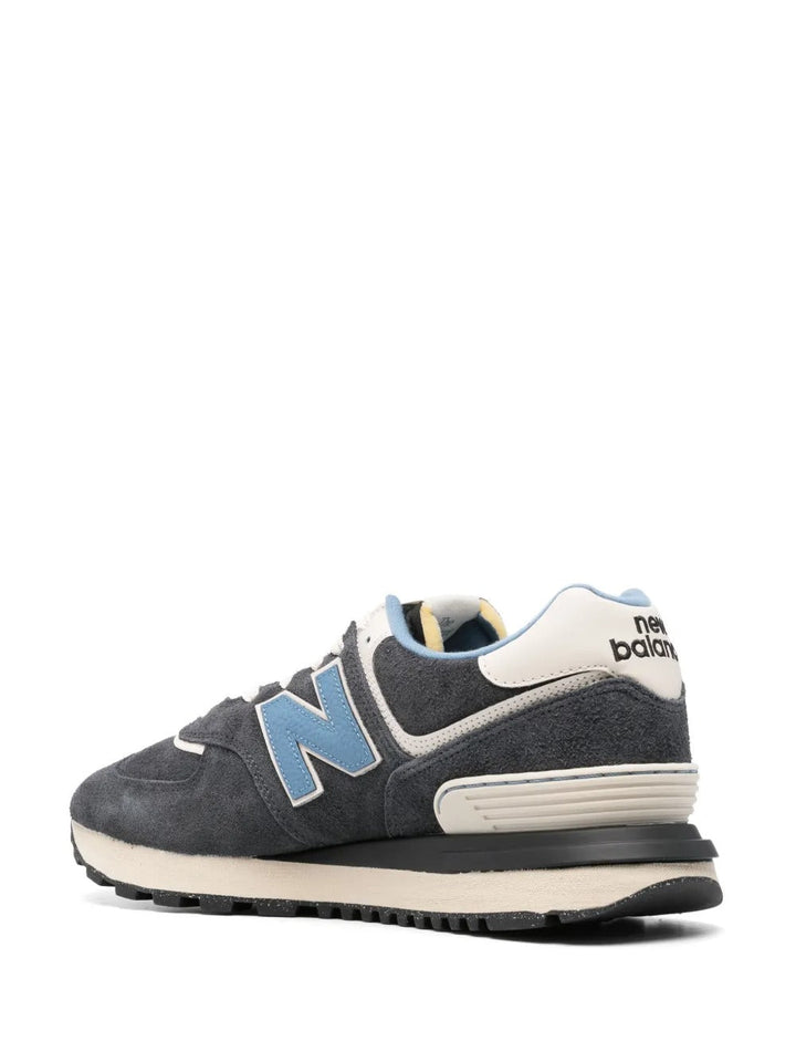 New Balance 574 - Cinza carvão/Azul claro/Creme