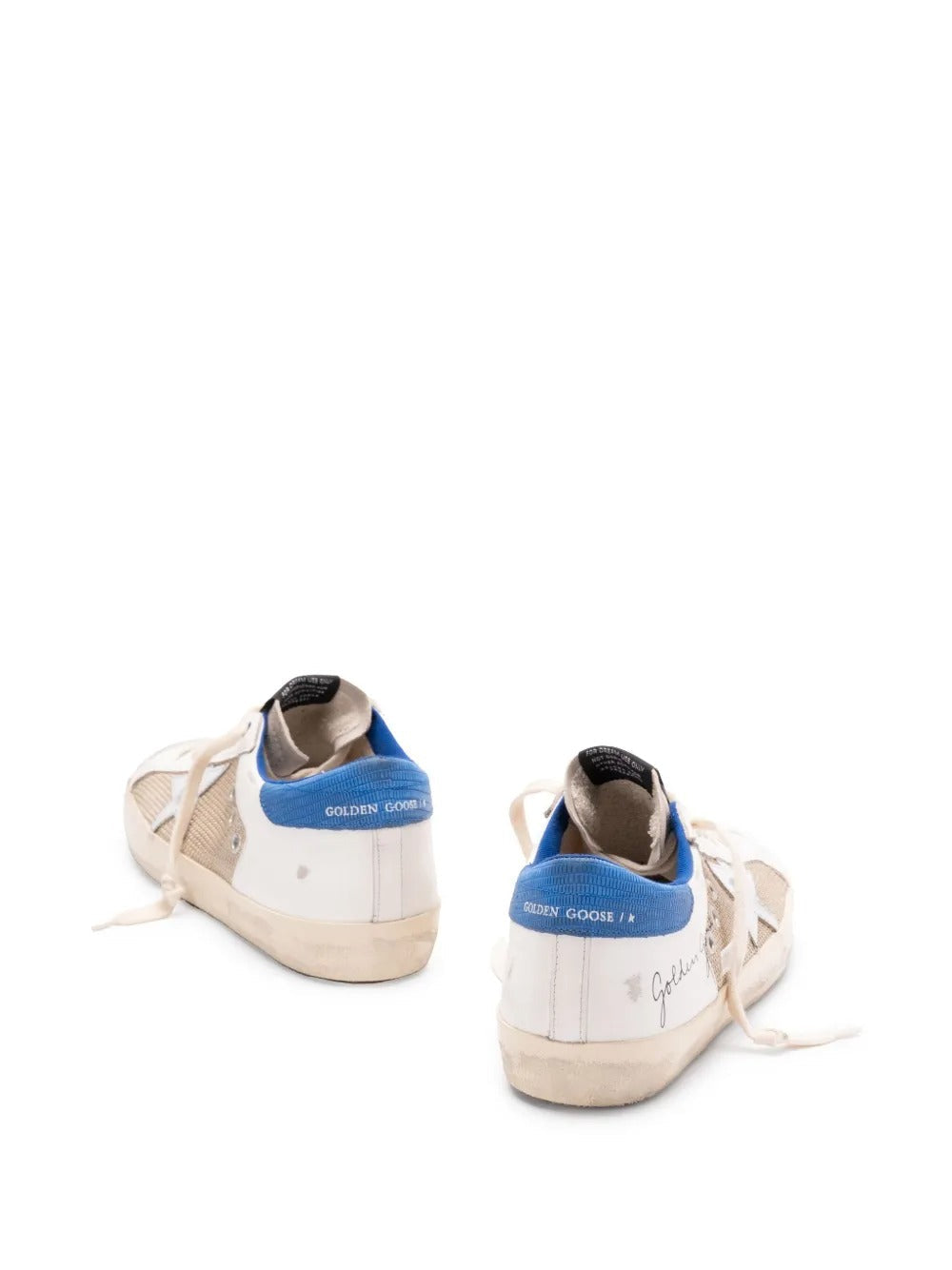 Golden Goose Superstar - Bege/Prata/Azul