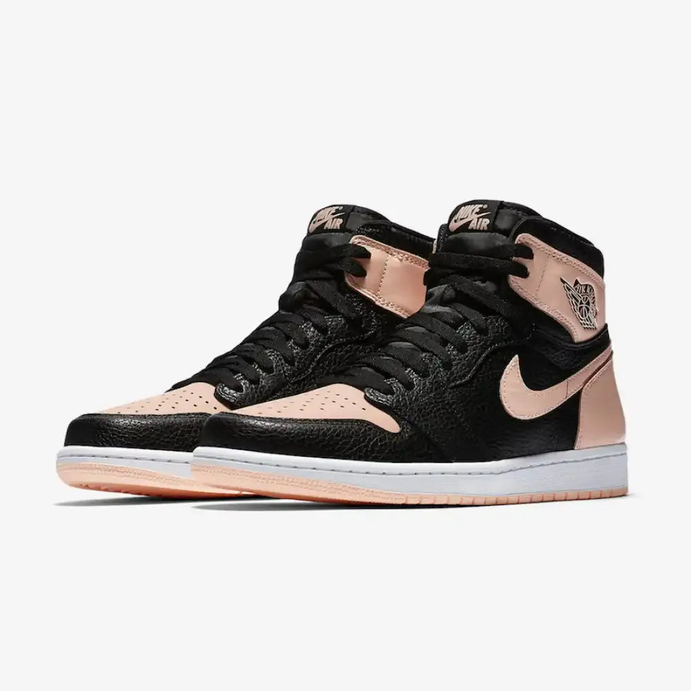 Jordan 1 Retro High - Preto/Rosa Crimson/Branco