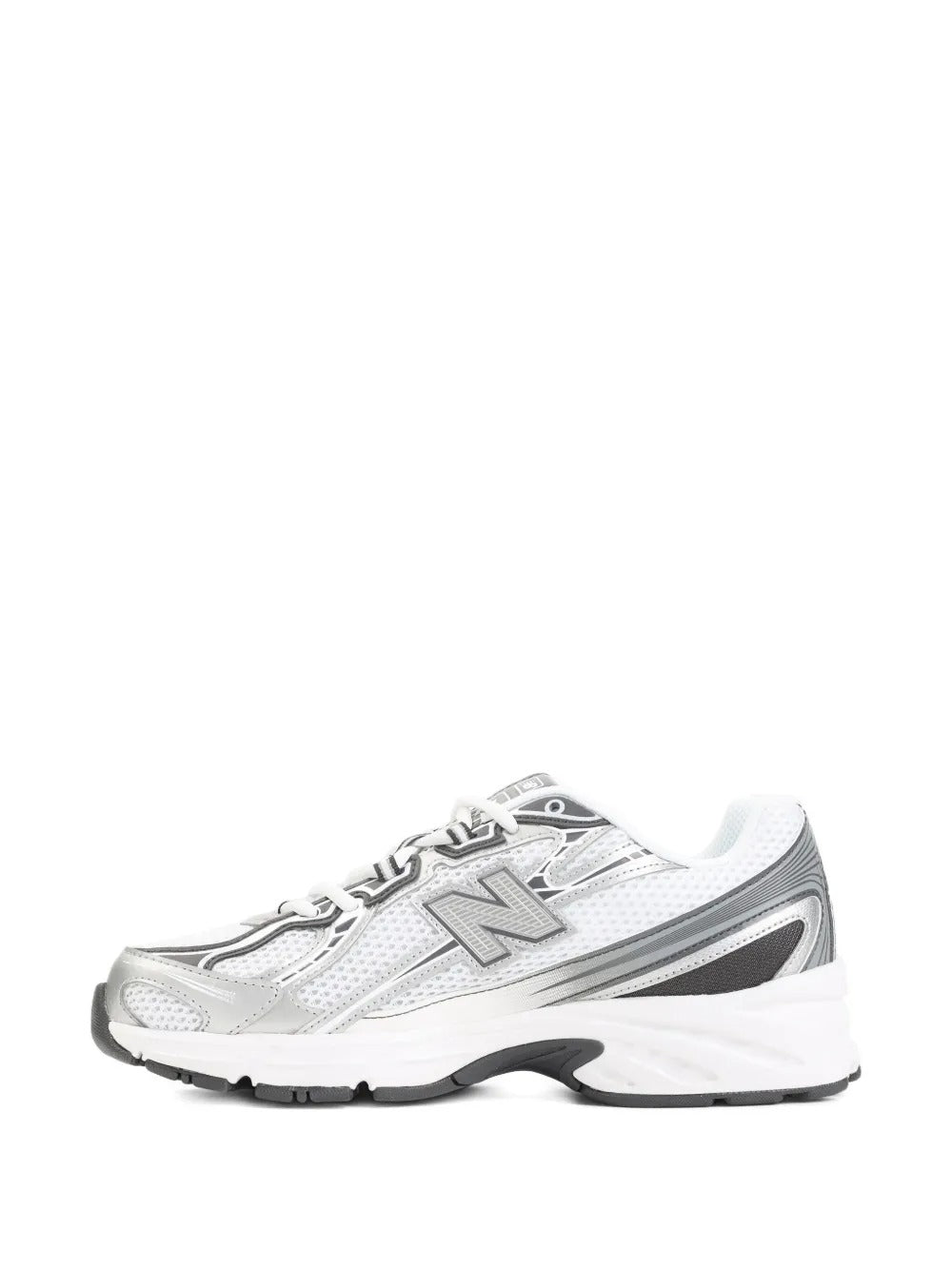 New Balance 740 - Branco/Prateado/Cinza