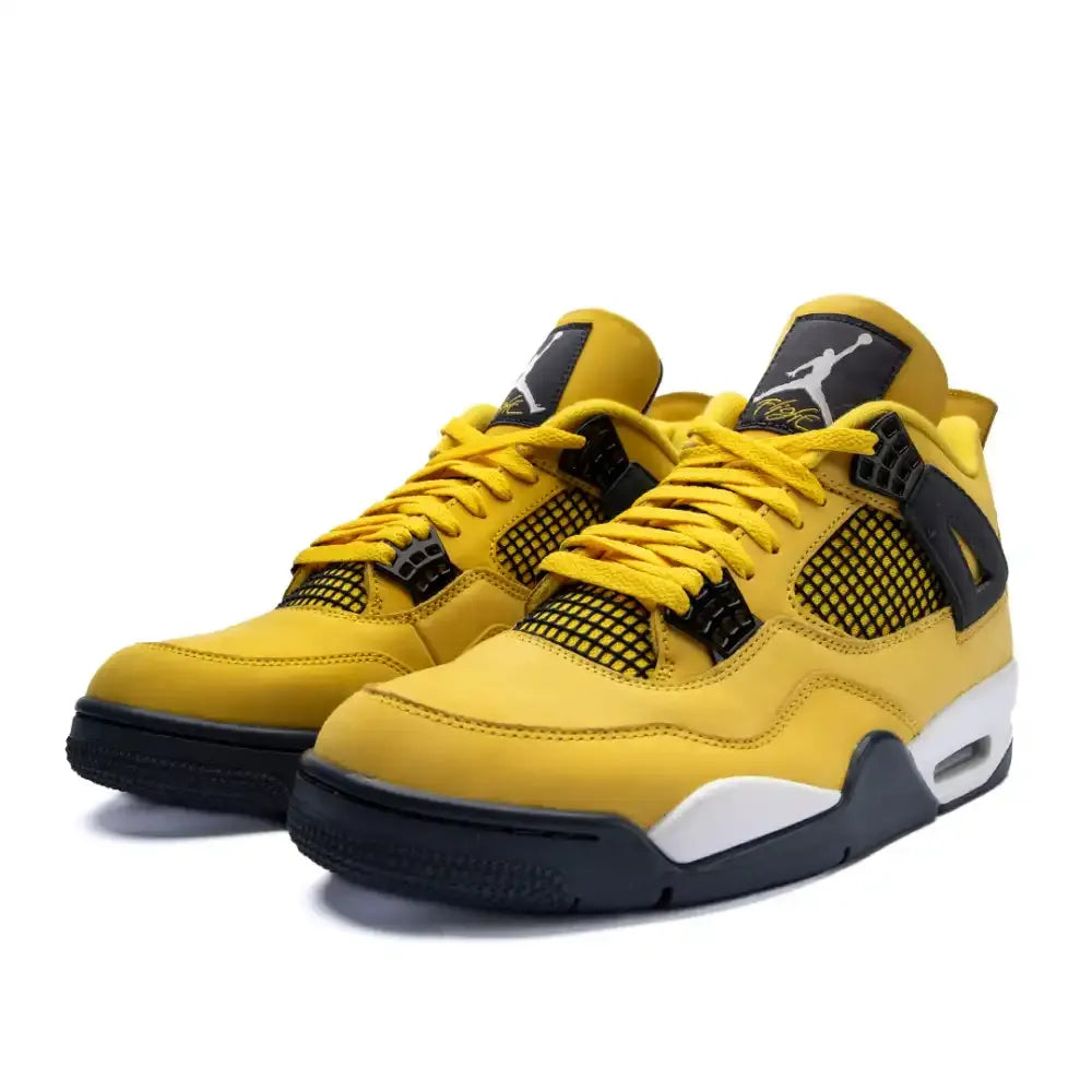 Air Jordan 4 - Amarelo/Preto/Branco