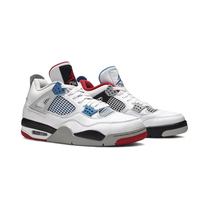 Air Jordan 4 - Branco/Cinza/Azul