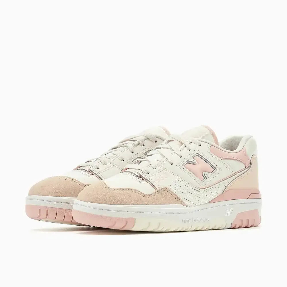 New Balance 550 – Branco/Rosa