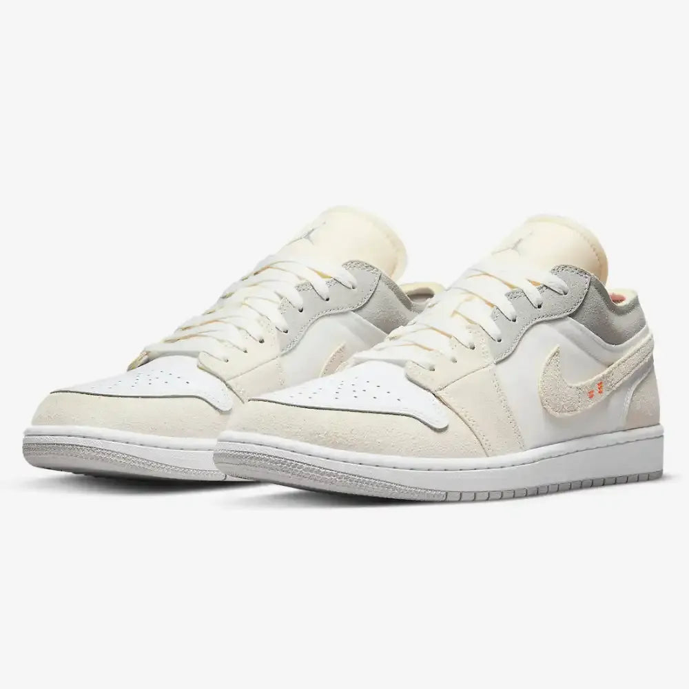 Air Jordan 1 Low - Creme/Cinza