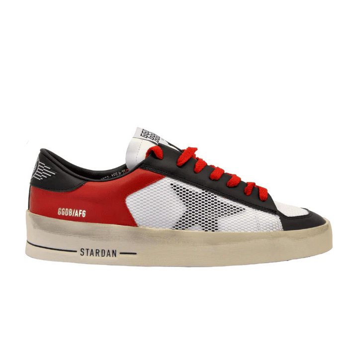 Golden Goose Stardan – Branco/Vermelho