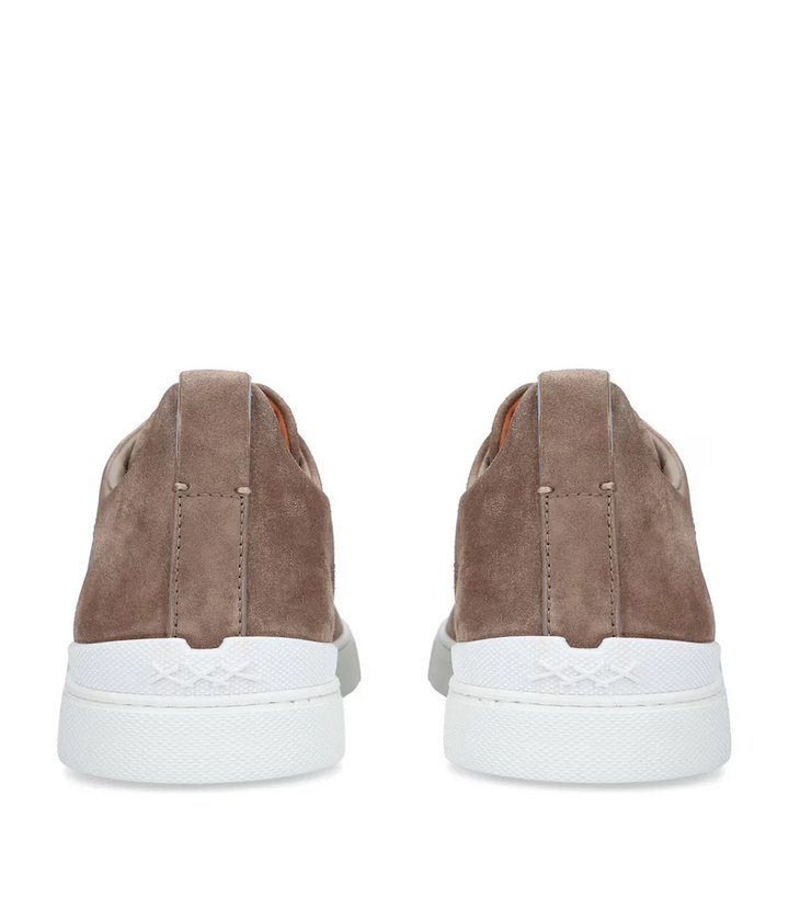 Tênis Zegna Triple Stitch Suede