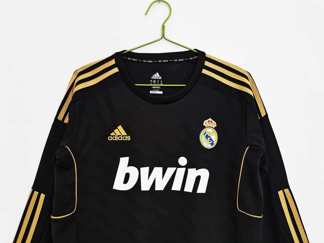 Camisa Retrô Real Madrid 2011/12 Away - Manga Longa