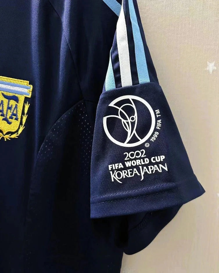 Camisa Retrô Argentina 2002/03 Away - BATISTUTA #9 (+Patches)