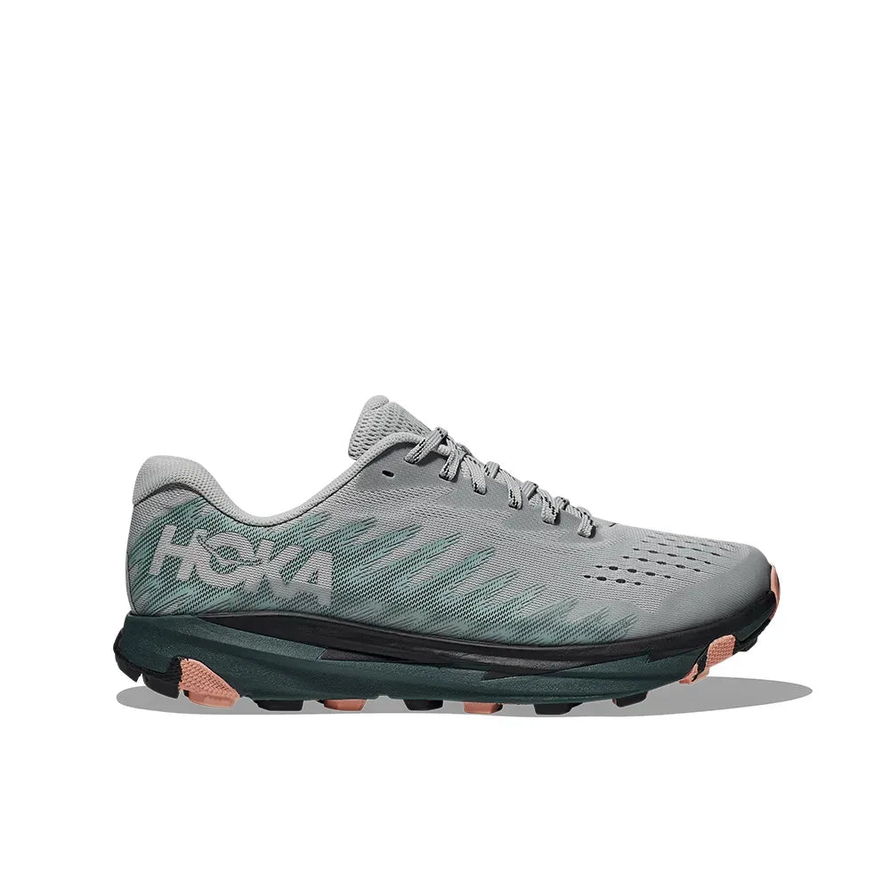 Hoka Torrent 3 - Cinza Claro/Verde Petróleo
