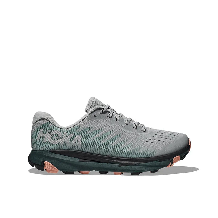 Hoka Torrent 3 - Cinza Claro/Verde Petróleo