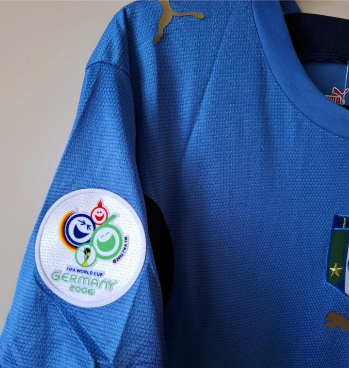 Camisa Retrô Itália 2006/07 Home - PIRLO #21 (+Patches)