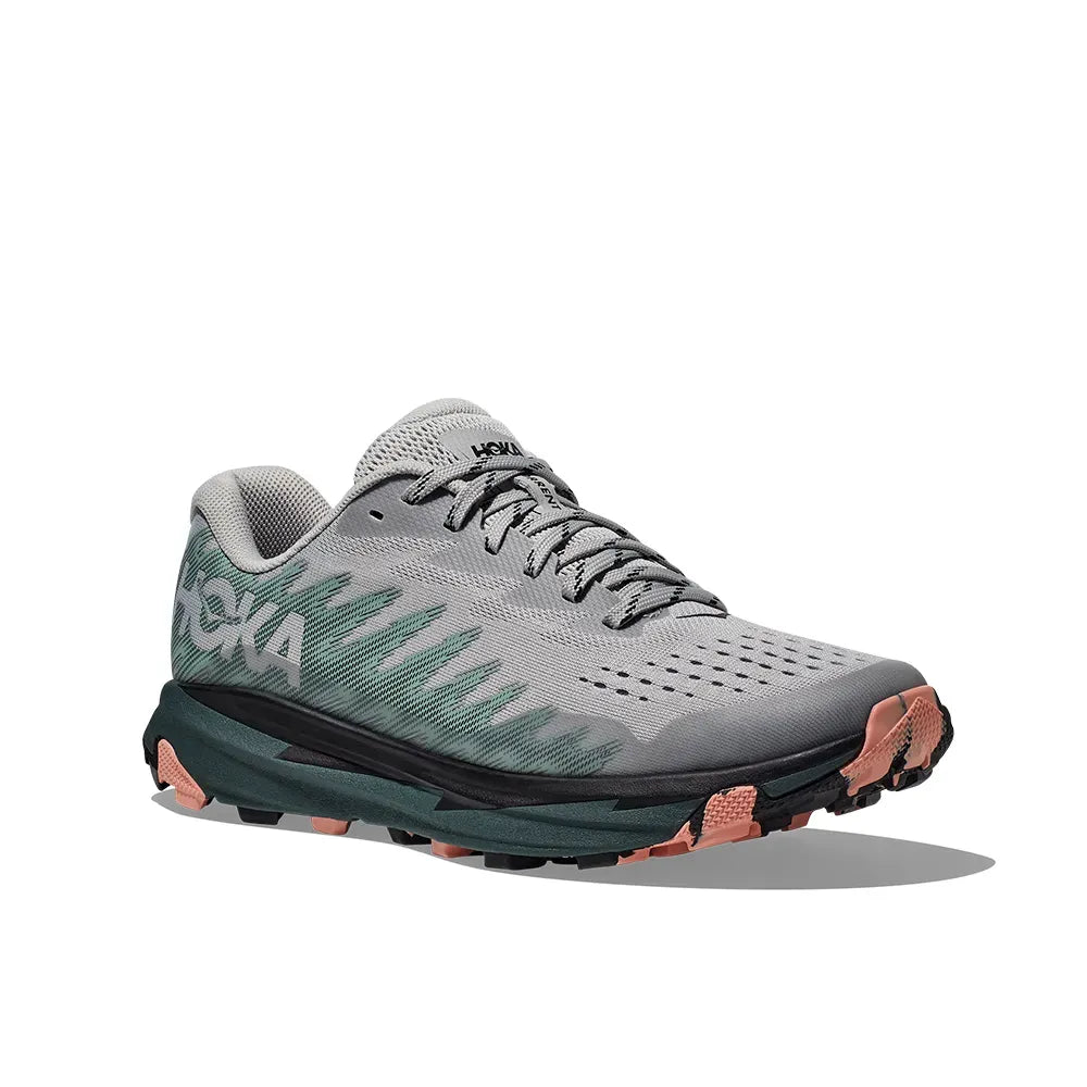 Hoka Torrent 3 - Cinza Claro/Verde Petróleo