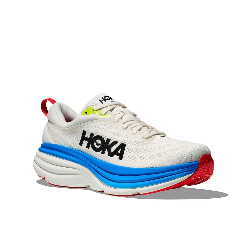 Hoka Bondi 8 - Branco/Azul