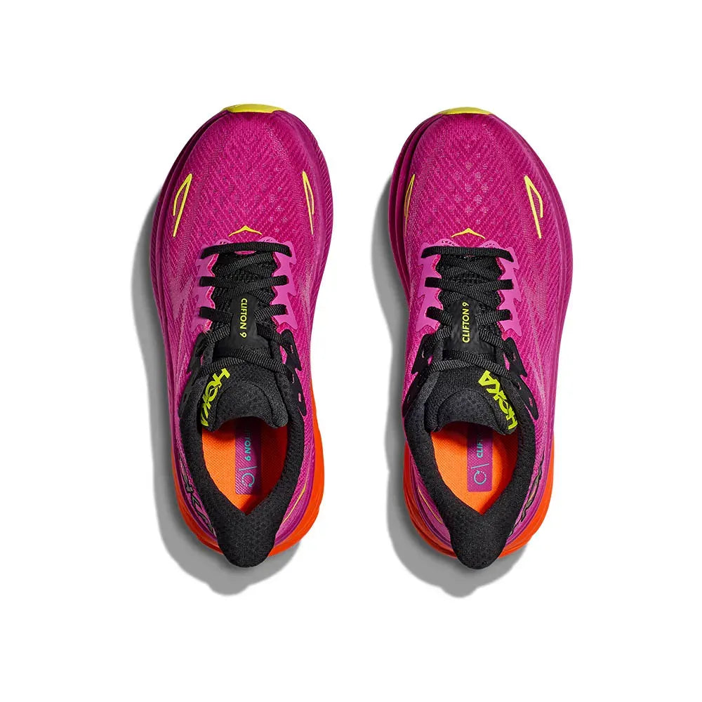 Hoka Clifton 9 – Rosa/Laranja