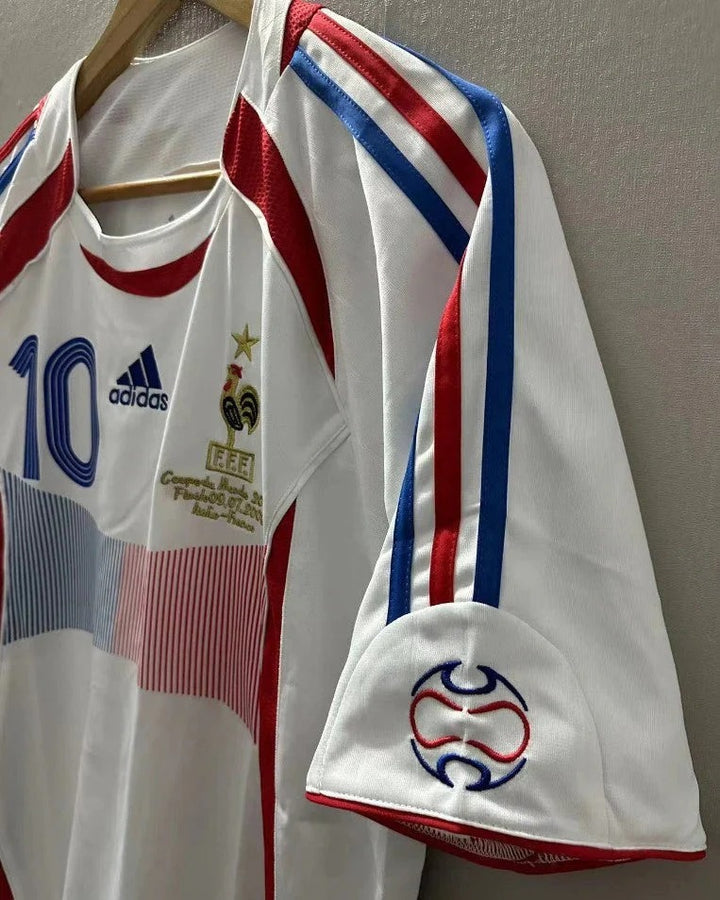 Camisa Retrô França 2006/07 Home - ZIDANE #10 (+Patches)