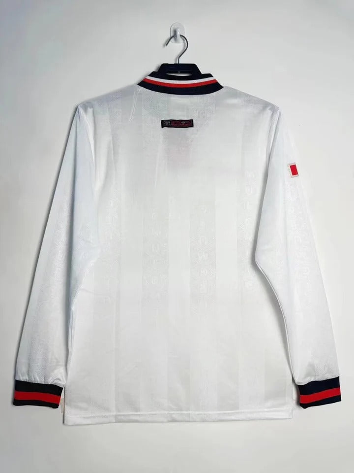 Camisa Retrô Manchester United 1998/99 Away - Manga Longa