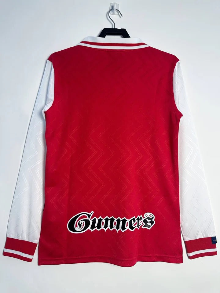 Camisa Retrô Arsenal 1996/97 Home - Manga Longa