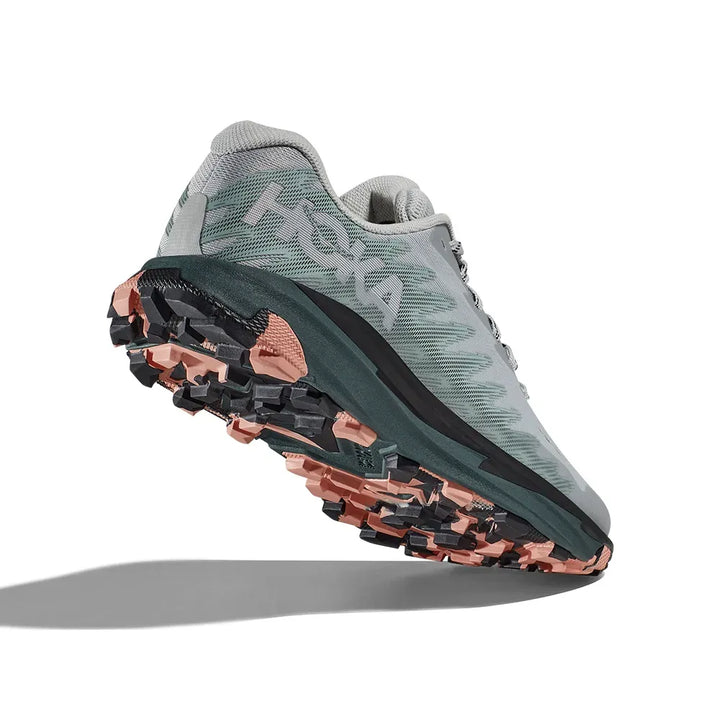 Hoka Torrent 3 - Cinza Claro/Verde Petróleo