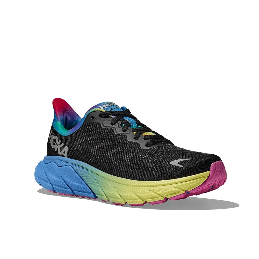 Hoka Arahi 6 - Preto/Azul Royal Frio/Amarelo