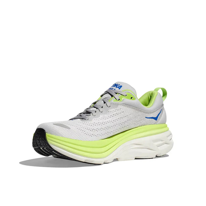 Hoka Bondi 8 - Cinza/Verde Lima