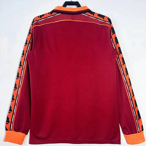 Camisa Retrô Roma 1998/99 Home - Manga Longa