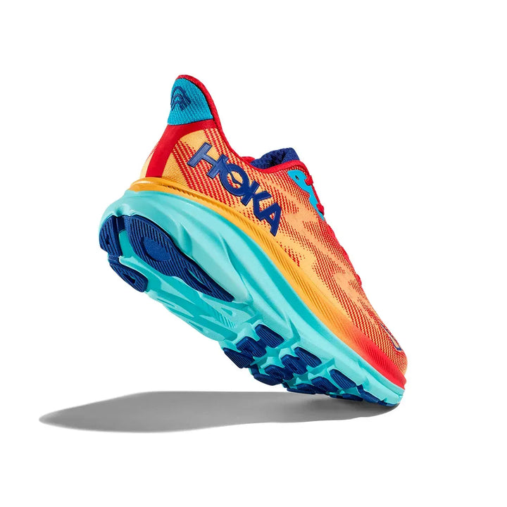 Hoka Clifton 9 – Laranja/Verde menta