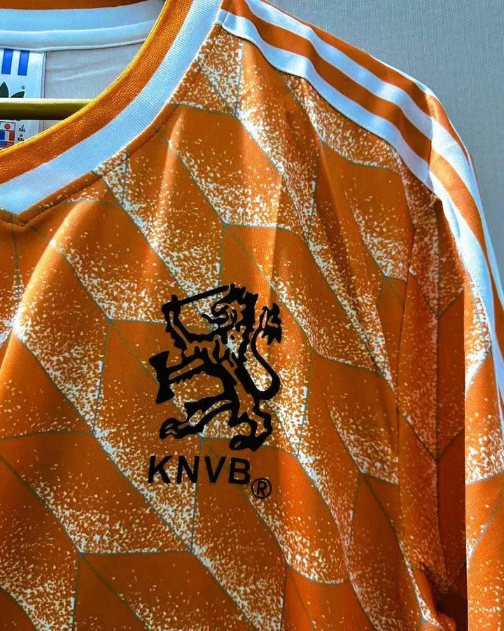 Camisa Retrô Holanda 1988/89 Home - VAN BASTEN #12