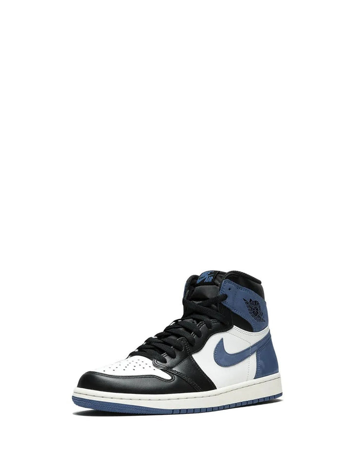 Jordan 1 Retro High - Branco/Preto/Lua Azul