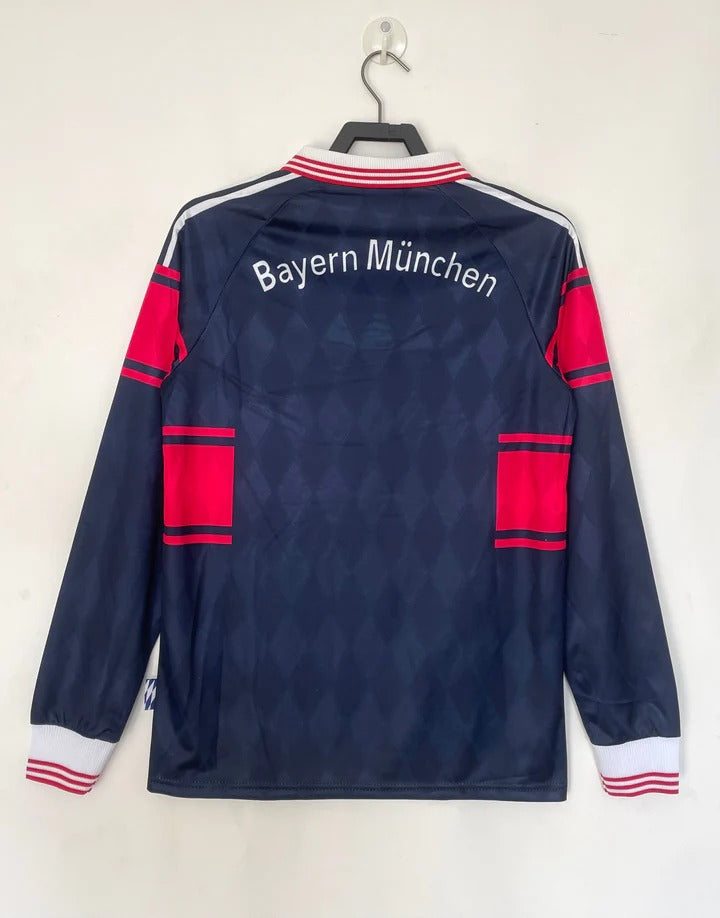 Camisa Retrô Bayern de Munique 1997/99 Home - Manga Longa