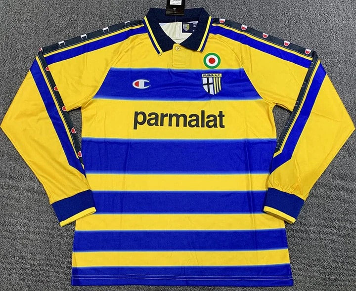 Camisa Retrô Parma 1999/00 Home - Manga Longa