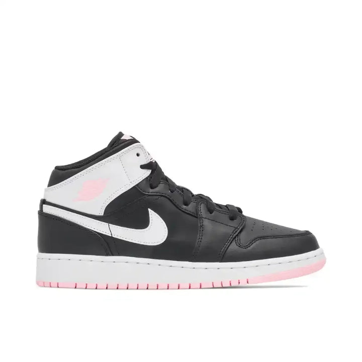 Air Jordan 1 Mid - Preto/Rosa