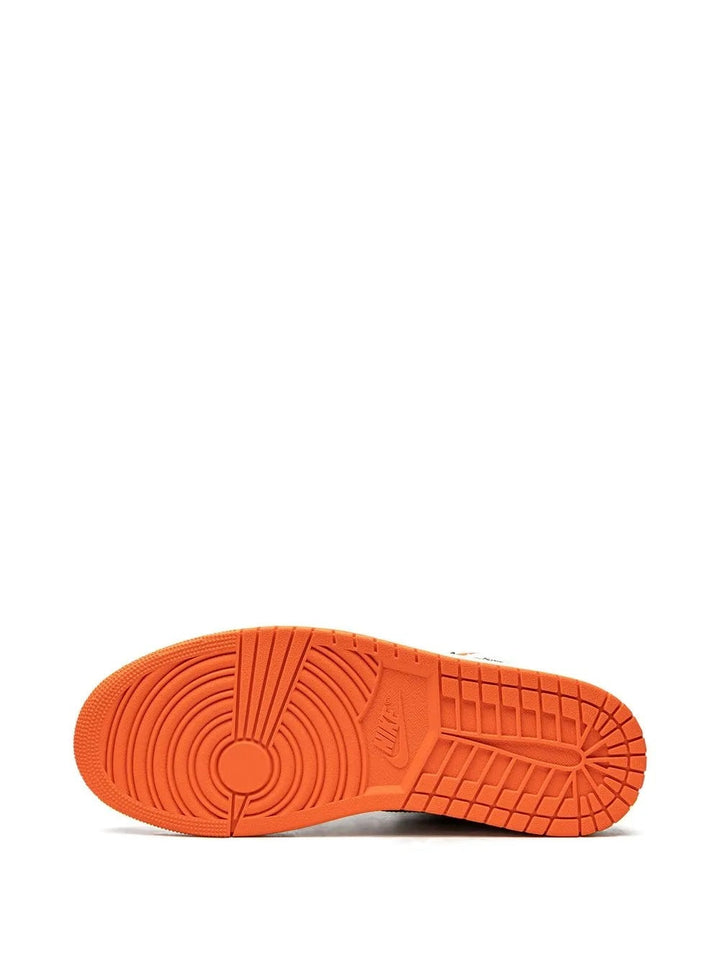 Jordan 1 Retro High - Branco/Preto/Laranja Electro