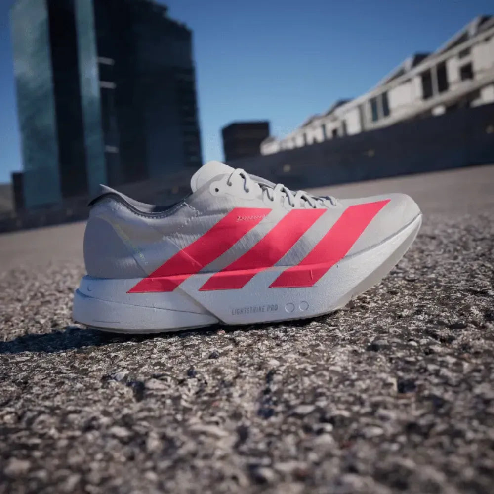 Adidas Adizero Adios Pro 4 – Cinza/Vermelho