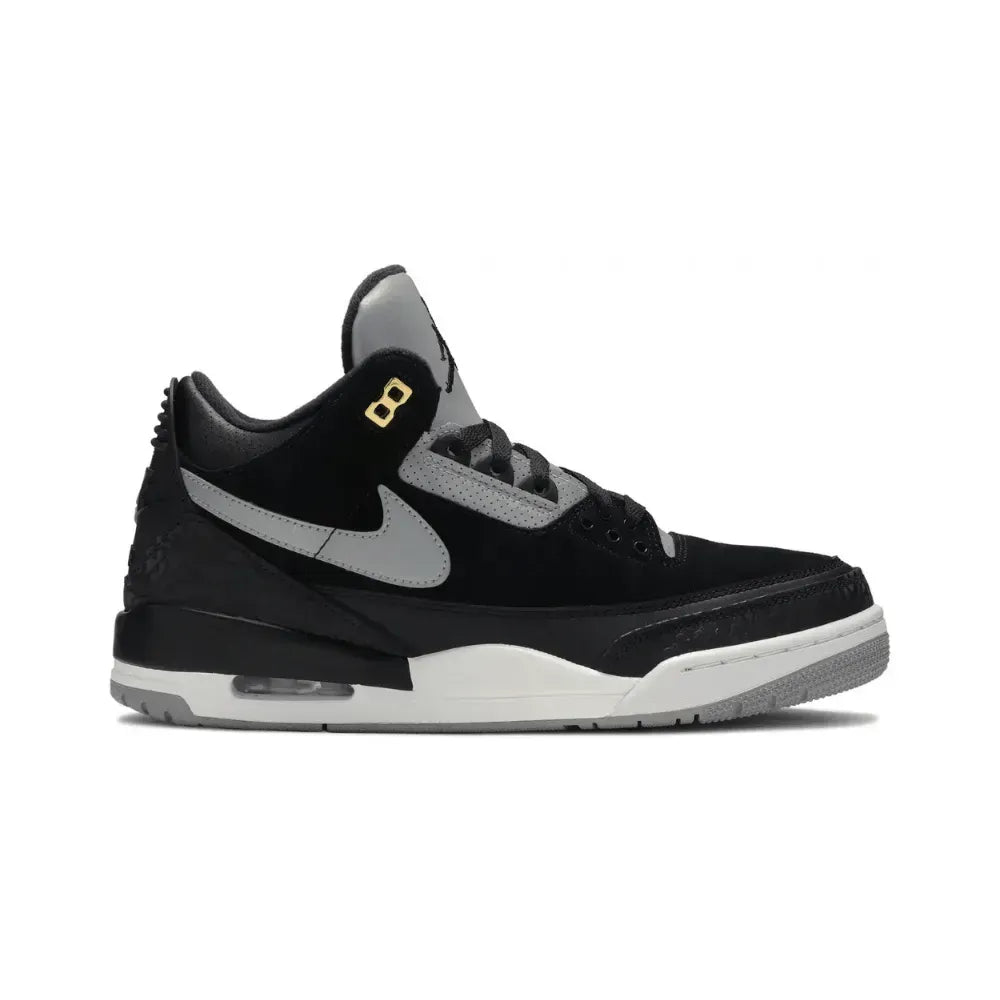 Air Jordan 3 Tinker - Preto Cimento/Dourado