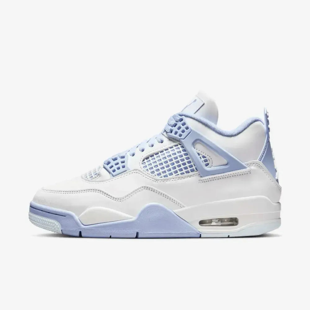 Nike Air Jordan 4 Retro - Branco/Lilás Azulado
