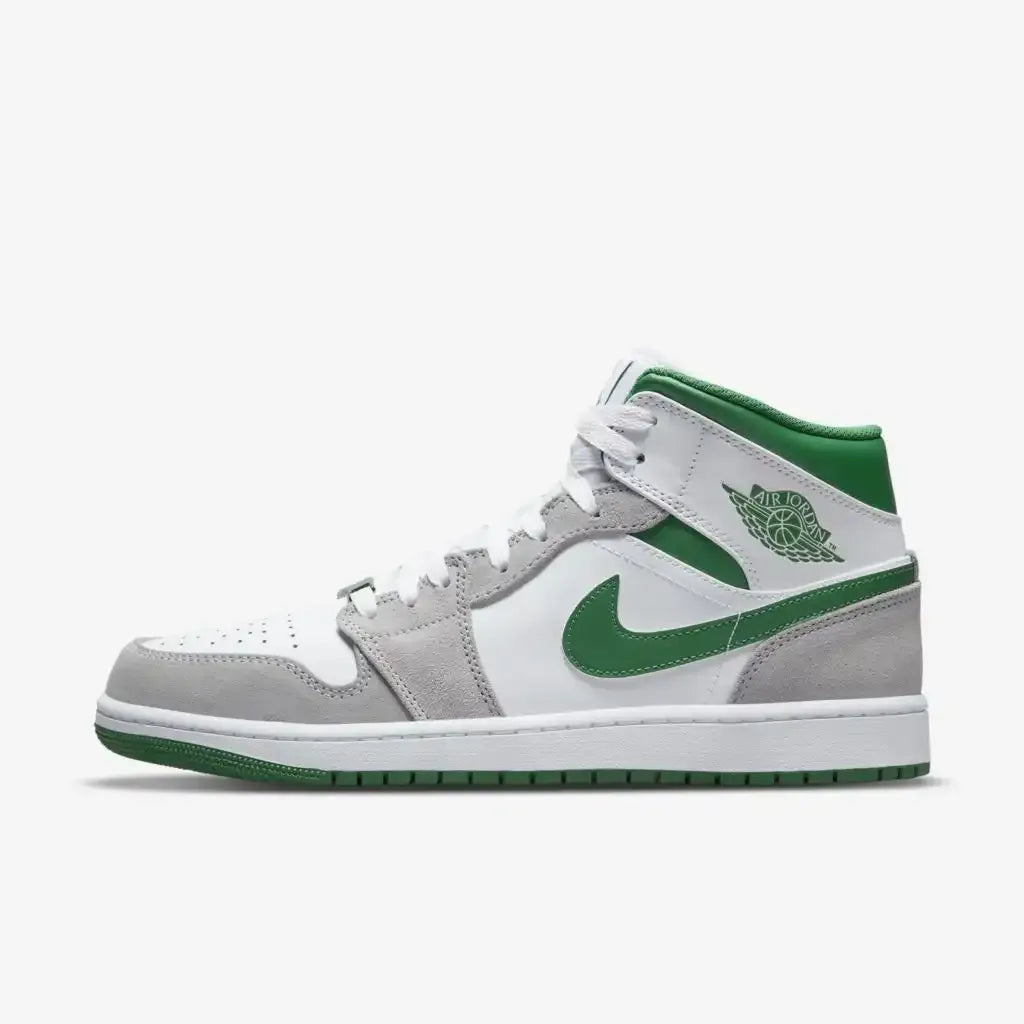 Jordan 1 Mid SE - Branco/Cinza/Verde