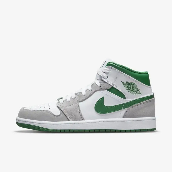 Jordan 1 Mid SE - Branco/Cinza/Verde