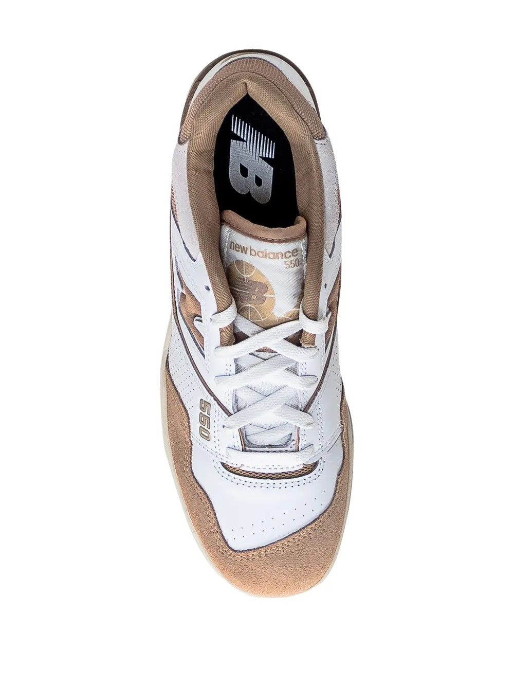 New Balance 550 - Branco/Castanho Claro/Bege