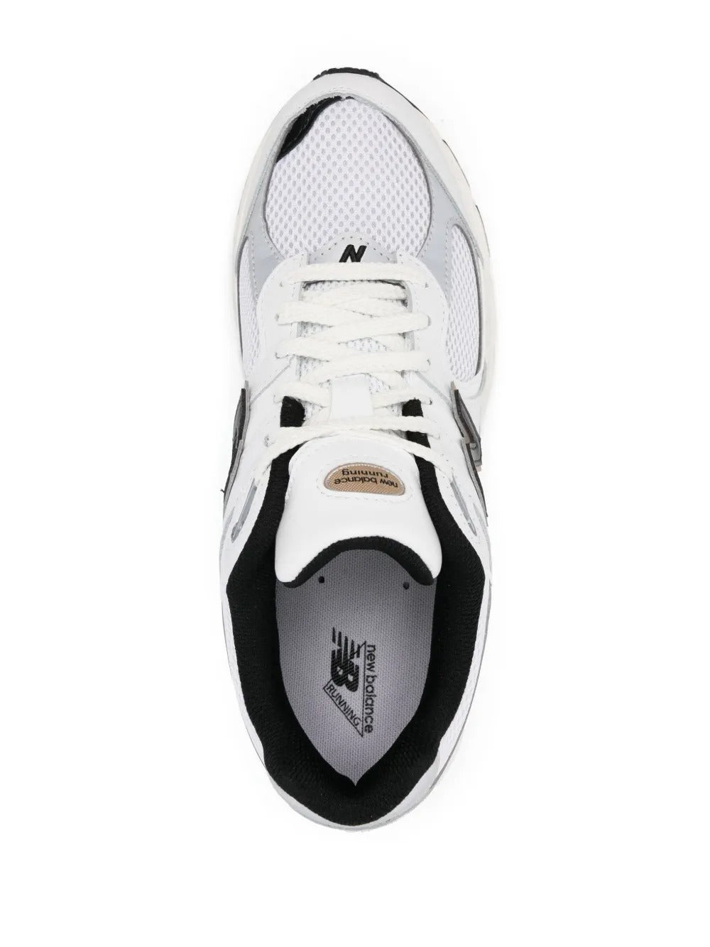 New Balance 2002R - Branco/Preto/Dourado