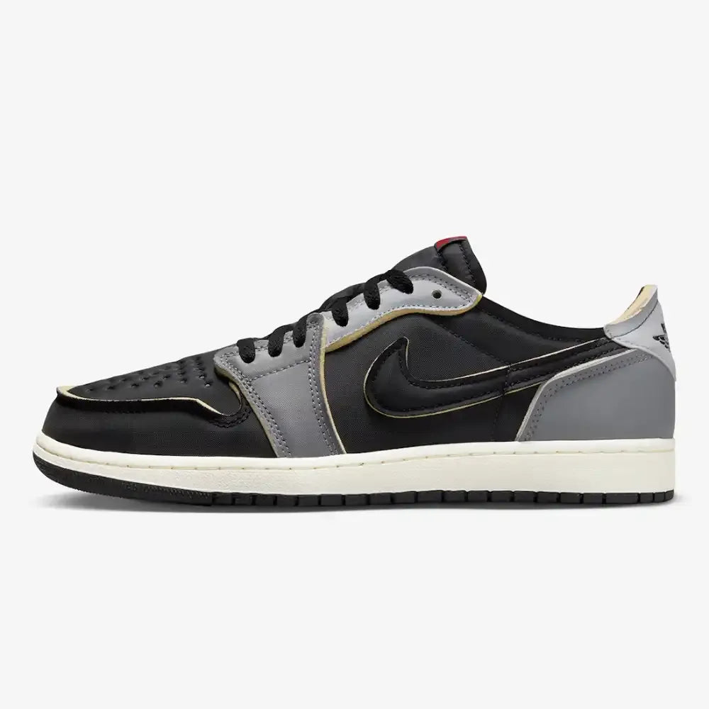 Jordan 1 Low Preto Cinza Fumaça
